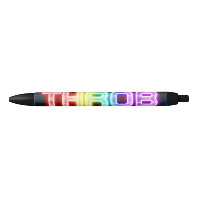 SlipperyJoe's throb rainbow-like gradient thick ca Pen (Front)