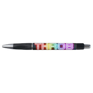 SlipperyJoe's throb rainbow-like gradient thick ca Pen