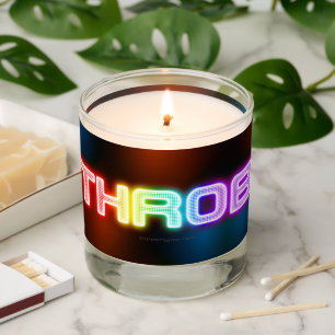 SlipperyJoe's throb rainbow-like gradient thick ca Scented Candle