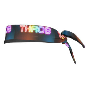 SlipperyJoe's throb rainbow-like gradient thick ca Tie Headband