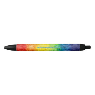 SlipperyJoe's tie-dyed flag rainbow pressed into s Pen
