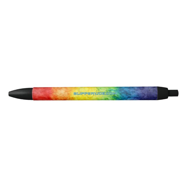 SlipperyJoe's tie-dyed flag rainbow pressed into s Pen (Front)