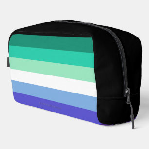 SlipperyJoe's trans-inclusive gay men's flag palet Dopp Kit