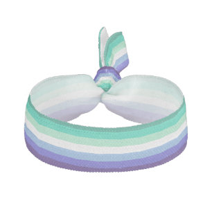 SlipperyJoe's trans-inclusive gay men's flag palet Elastic Hair Tie