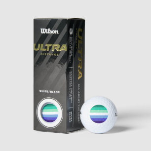 SlipperyJoe's trans-inclusive gay men's flag palet Golf Balls