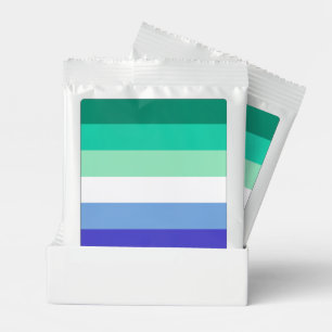 SlipperyJoe's trans-inclusive gay men's flag palet Margarita Drink Mix