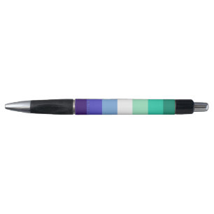 SlipperyJoe's trans-inclusive gay men's flag palet Pen