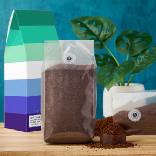 SlipperyJoe's trans-inclusive gay men's flag palet Roasted Coffee
