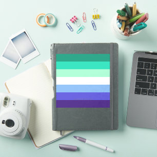 SlipperyJoe's trans-inclusive gay men's flag palet Sticker