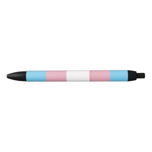 SlipperyJoes transgender pride flag diversity rig Black Ink Pen