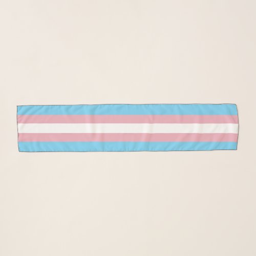 SlipperyJoes transgender pride flag diversity rig Scarf