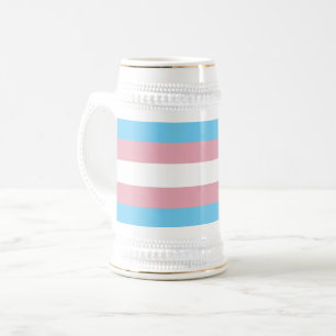 SlipperyJoe's transgender pride flag visibility di Beer Stein
