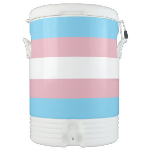 SlipperyJoe's transgender pride flag visibility di Beverage Cooler
