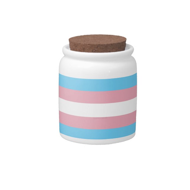 SlipperyJoe's transgender pride flag visibility di Candy Jar (Front)