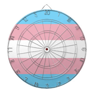 SlipperyJoe's transgender pride flag visibility di Dart Board