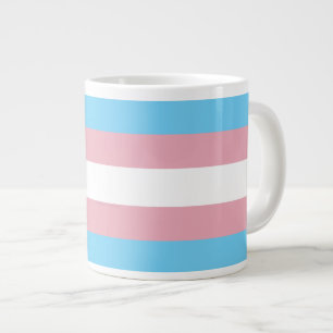 SlipperyJoe's transgender pride flag visibility di Giant Coffee Mug