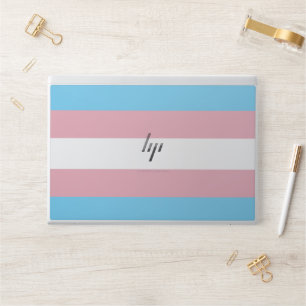SlipperyJoe's transgender pride flag visibility di HP Laptop Skin