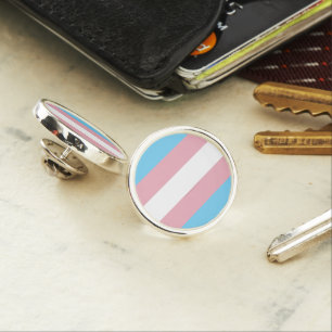 SlipperyJoe's transgender pride flag visibility di Lapel Pin