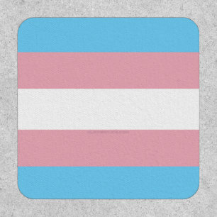 SlipperyJoe's transgender pride flag visibility di Patch