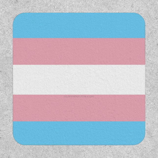 SlipperyJoe's transgender pride flag visibility di Patch (Front)