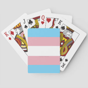 SlipperyJoe's transgender pride flag visibility di Poker Cards