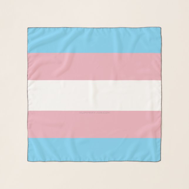 SlipperyJoe's transgender pride flag visibility di Scarf (Front)