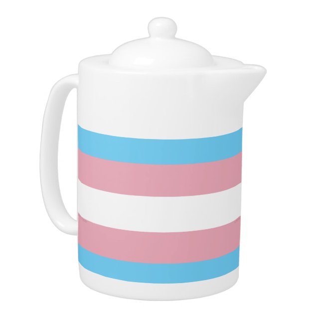 SlipperyJoe's transgender pride flag visibility di Teapot (Left)