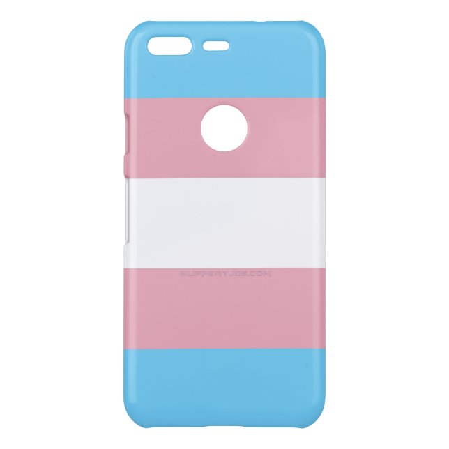 SlipperyJoe's transgender pride flag visibility di Uncommon Google Pixel Case (Back)