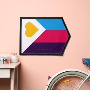 SlipperyJoe's tricolor polyamory pride flag three