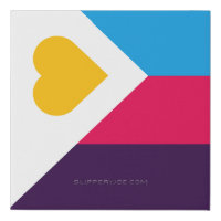 SlipperyJoe's tricolor polyamory pride flag three