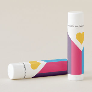 SlipperyJoe's tricolor polyamory pride flag three Lip Balm