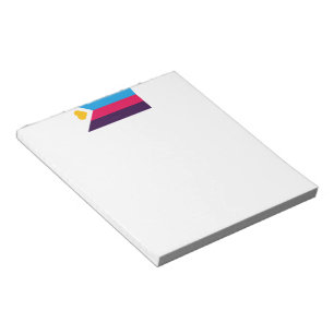 SlipperyJoe's tricolor polyamory pride flag three Notepad