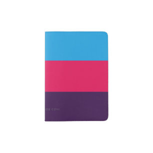 SlipperyJoe's tricolor polyamory pride flag three Passport Holder