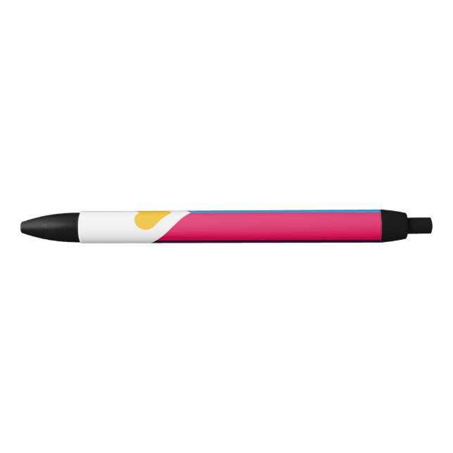 SlipperyJoe's tricolor polyamory pride flag three  Pen (Front)