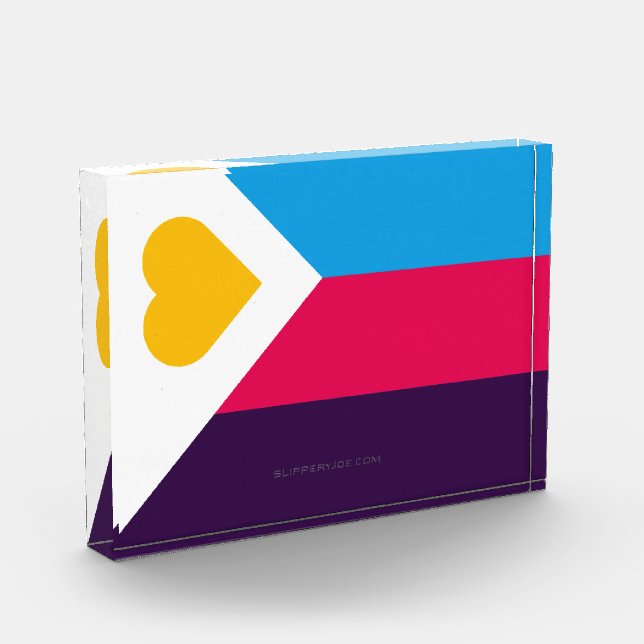 SlipperyJoe's tricolor polyamory pride flag three  Photo Block (Left)