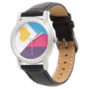SlipperyJoe's tricolor polyamory pride flag three Watch