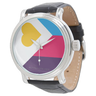 SlipperyJoe's tricolor polyamory pride flag three Watch