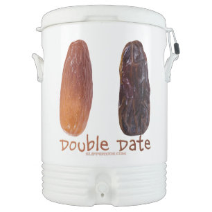 SlipperyJoe's two dates shriveled wrinkled prunes  Beverage Cooler