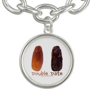 SlipperyJoe's two dates shriveled wrinkled prunes  Bracelet