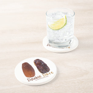 SlipperyJoe's two dates shriveled wrinkled prunes Coaster