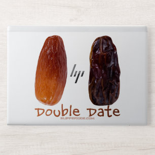 SlipperyJoe's two dates shriveled wrinkled prunes HP Laptop Skin