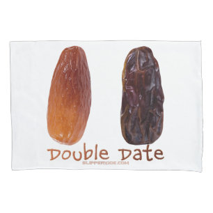 SlipperyJoe's two dates shriveled wrinkled prunes  Pillow Case