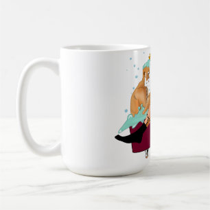 SlipperyJoe's two gay men love cartoon bathtub soa Coffee Mug