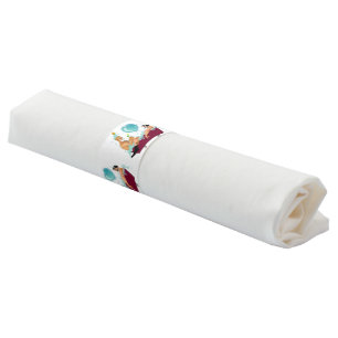 SlipperyJoe's two gay men love cartoon bathtub soa Napkin Bands