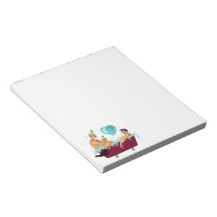 SlipperyJoe's two gay men love cartoon bathtub soa Notepad