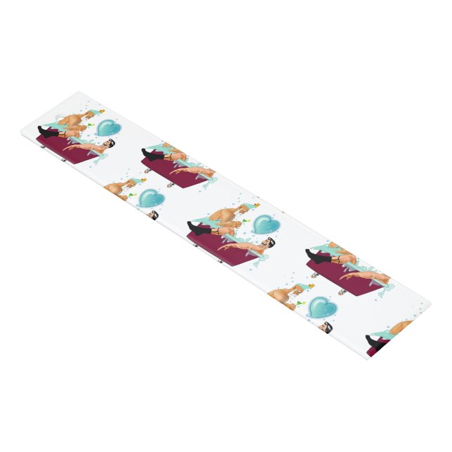 SlipperyJoe's two gay men love cartoon bathtub soa Ruler (Angled)