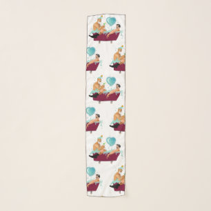 SlipperyJoe's two gay men love cartoon bathtub soa Scarf