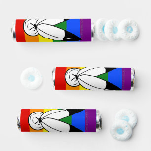 SlipperyJoe's two-spirit pride flag Indigenous sym Breath Savers® Mints