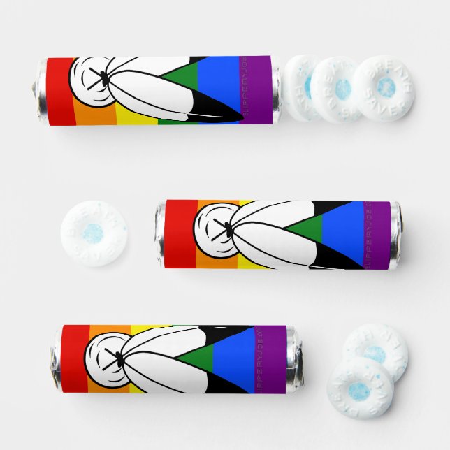 SlipperyJoe's two-spirit pride flag Indigenous sym Breath Savers® Mints (Assorted)