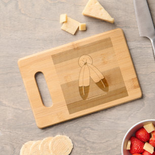 SlipperyJoe's two-spirit pride flag Indigenous sym Engraved Cutting Board